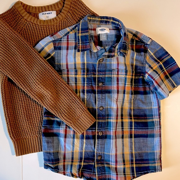 Old Navy mock fisherman’s rib crewneck sweater - Picture 4 of 4